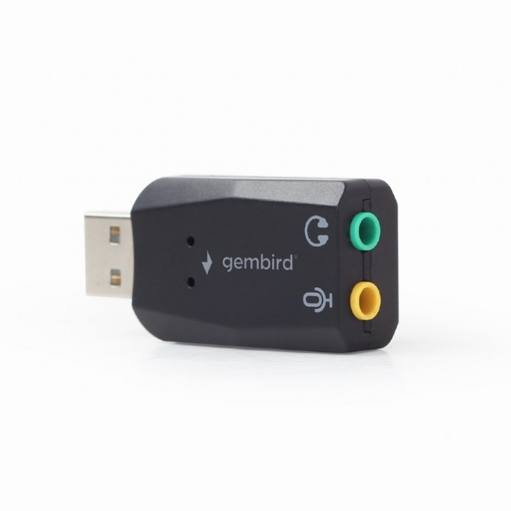 Imagine Placa de sunet USB Virtus Plus, Gembird SC-USB2.0-01